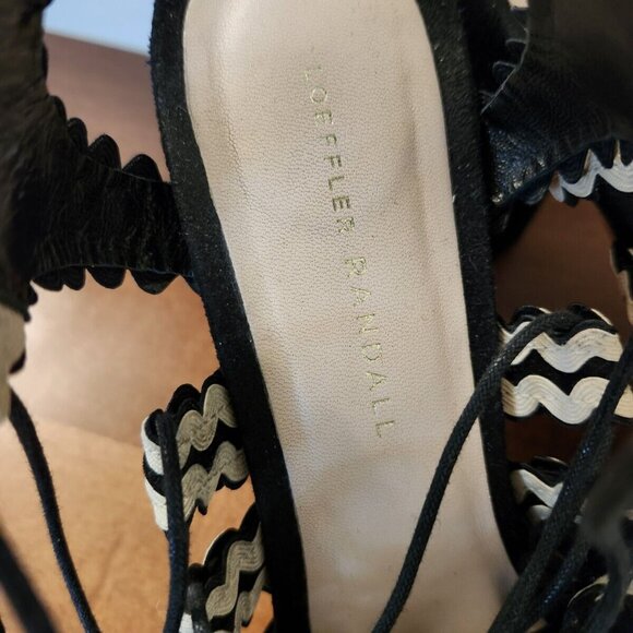 Loeffler Randall women's black sandals in size 10 - Picture 9 of 11